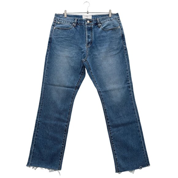 New - Lab 101 - John Crop Ozone Stone Slim Straight Denim Jean - Size 34 (36x29) - Picture 3 of 11